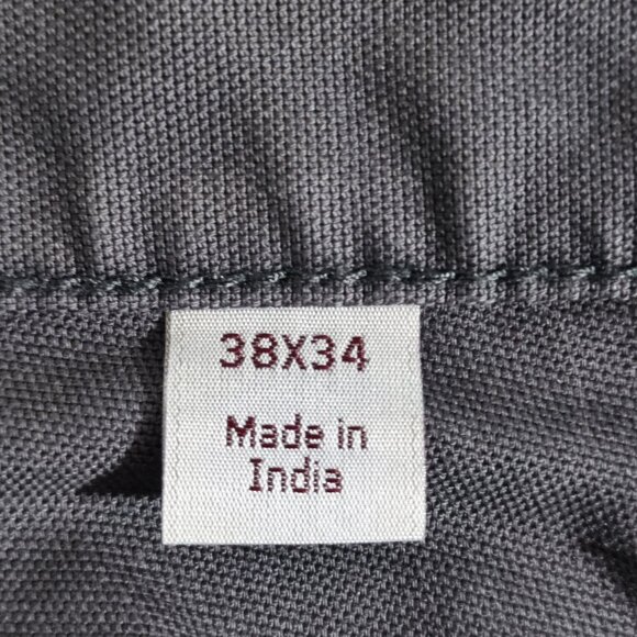 Carhartt workwear cargo pants men's size 38X34 grey straight leg relaxed fit - Picture 7 of 15